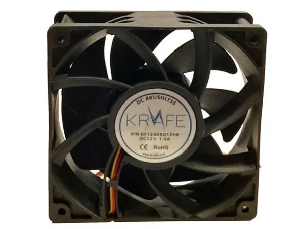 Turbo Fan (Rulmanlı) 120x120x38 12V DC