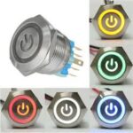 IŞIKLI ANAHTAR 16 MM 12 V- 24 V- 220 V