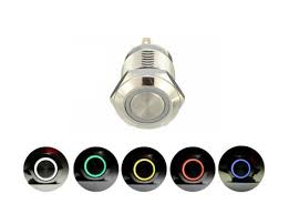 IŞIKLI BUTON 16 MM 12 V- 24 V- 220 V